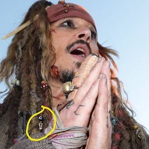 Jack Sparrow style DMTNT evil eye dread trinket
