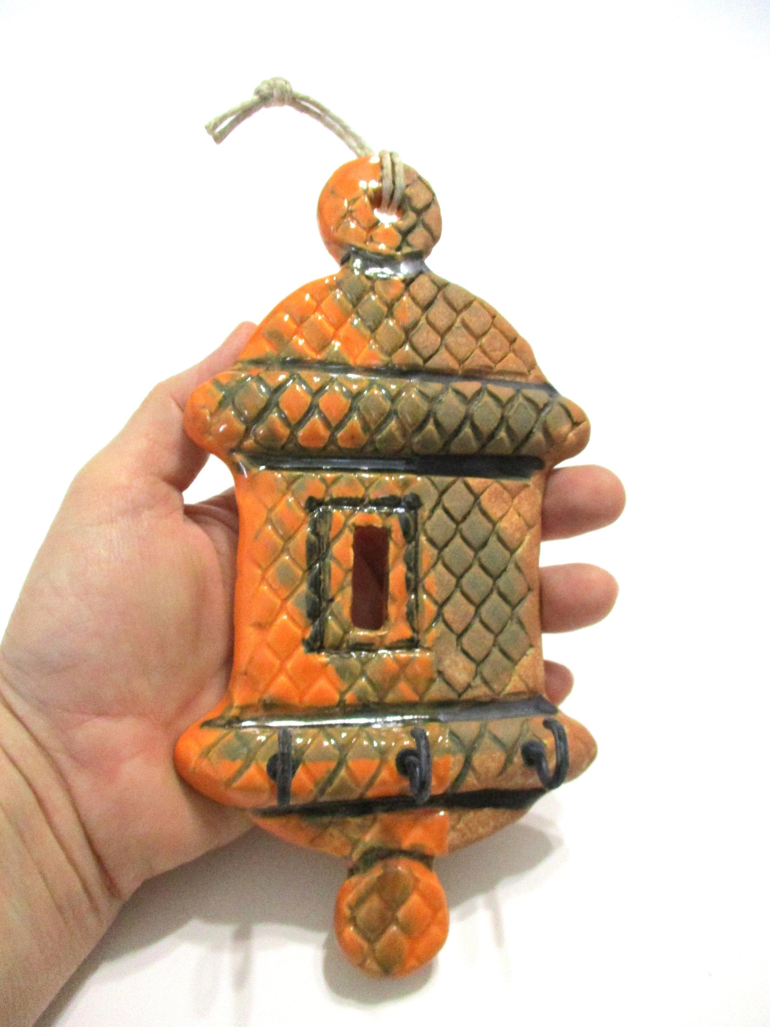 Wall key holder Ceramic key holder Handmade key holder Etsy