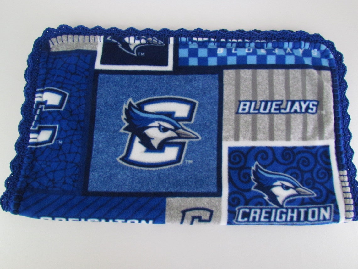 Creighton University Blue Jays Fleece Baby Blanket Etsy