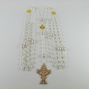 Bruiloft Lasso in White Pearl #217