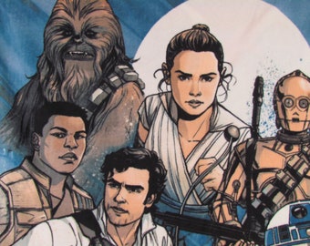 Star Wars &quot;Heros vs Villians&quot; Double Sided Large Fleece Blanket