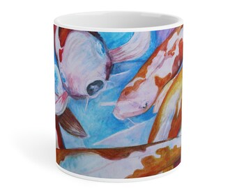Koi Fish Ceramic Mugs (11oz15oz20oz)