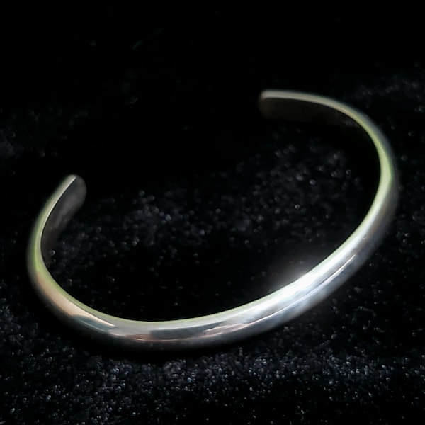 Sterling Silver C Band Bracelet