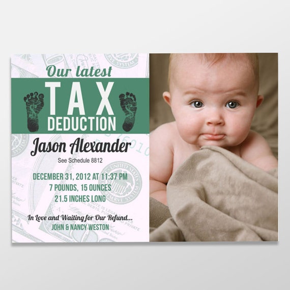 funny baby birth announcements