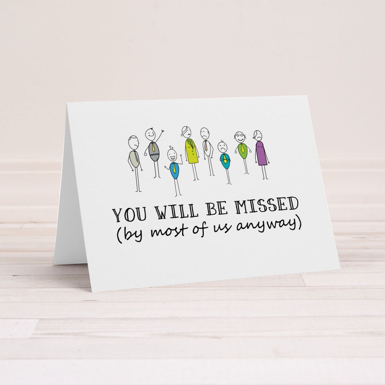 Inspirational 100 Funny Farewell Card