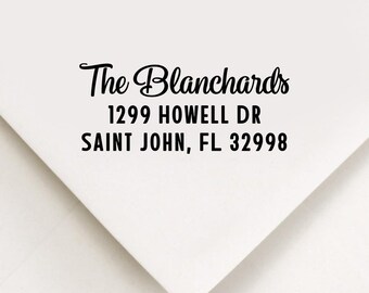 Return Address Stamp, Custom Stamp, Self Inking Stamp, Wedding Address Stamp, Custom Address Stamp, Housewarming Gift, Realtor Gift