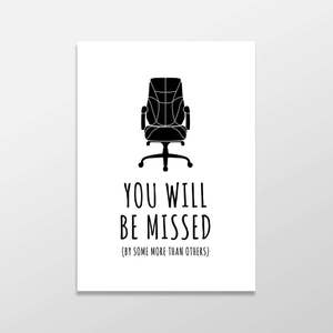 Funny Goodbye Card, Rude Farewell Card, Funny Greeting Card, Funny Retirement Card, Funny Goodbye Greeting Card, Funny You will be Missed