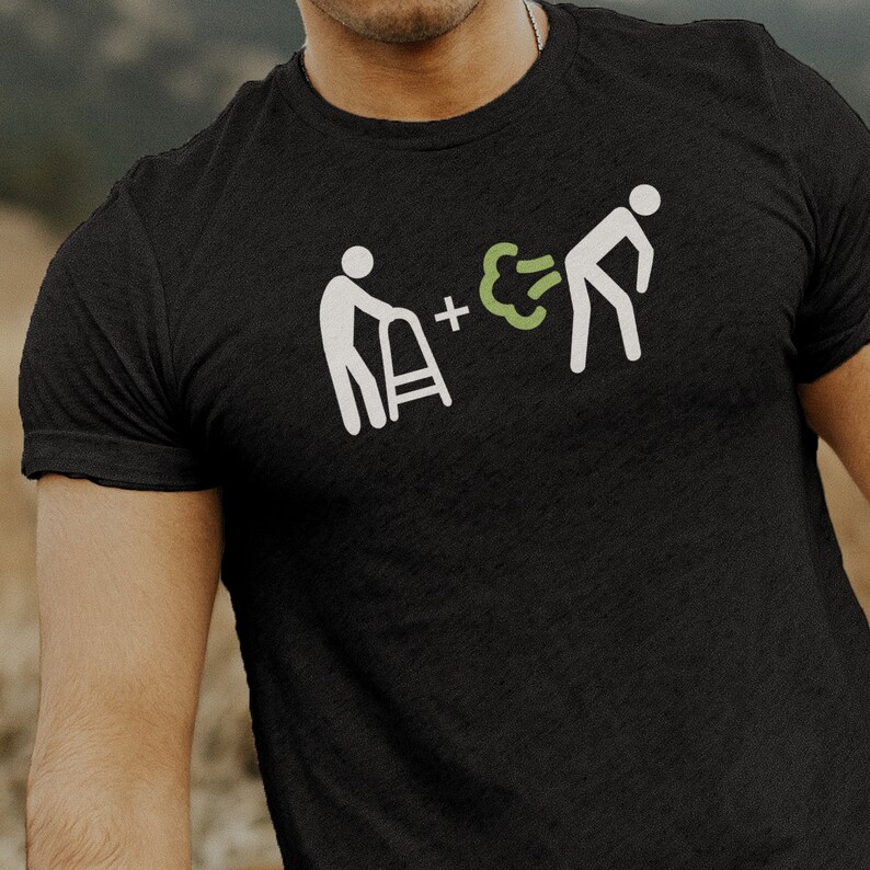 funny over the hill t shirts