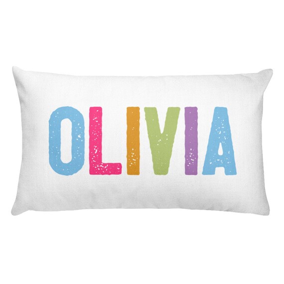 Personalized Pillow Name Pillow Girl S Room Decor Crib Name
