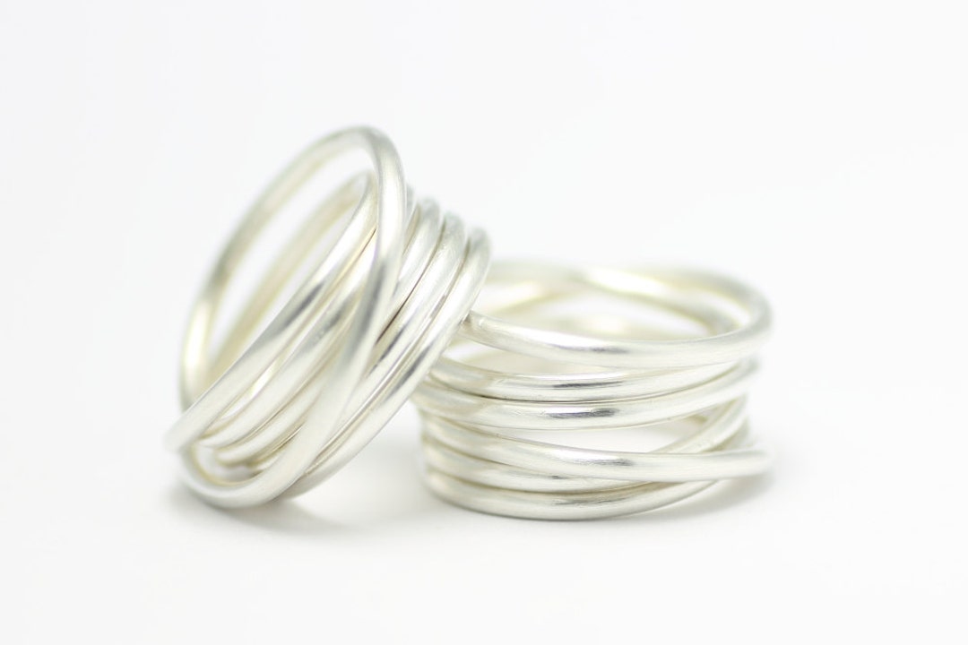 Coiled Ring - Silver - Etsy