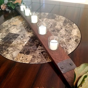 Bourbon Barrel Stave Candle Holders/Whiskey Gifts/Reclaimed Wood Gifts/Whiskey Decor/Bourbon Gifts/Bourbon Decor/Wood Candle Holders