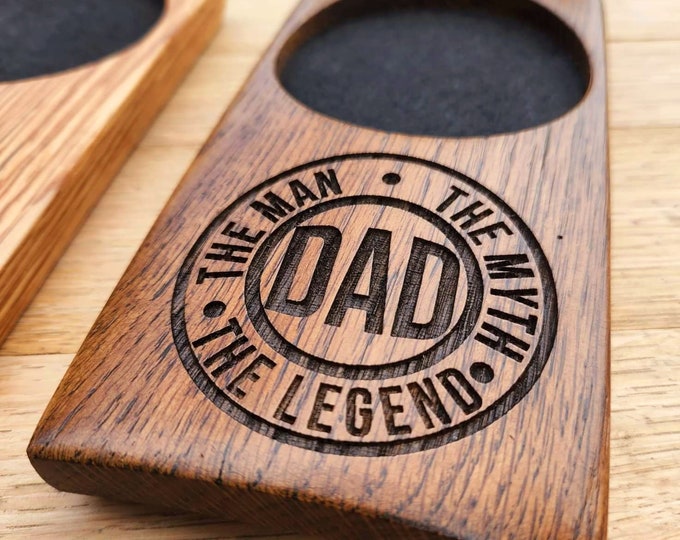 Bourbon barrel coaster Christmas gifts for dad Fathers day gifts for him Whiskey gift Bourbon gift Birthday gift Groomsman Gift Barware