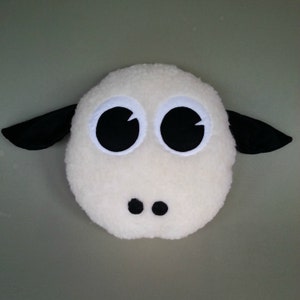 Sheep Critter Cushion - PDF Sewing Pattern Tutorial Download - Simple Gift Fun