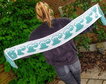 Crochet Pattern - The BRRR! Scarf - Simple Overlay Mosaic Crochet - Adaptable