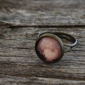 Pluto Ring, Pluto, Planet Pluto, New Horizons, Pluto Jewelry, Solar System Ring, Space, Space Ring, Galaxy Ring, Cosmos Jewelry