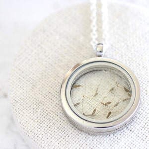 Real Dandelion, Dandelion Seeds, Dandelion Necklace, Dandelion Locket, Real Flowers Necklace, Dried Flowers, Dried Flowers Necklace, Locket image 3