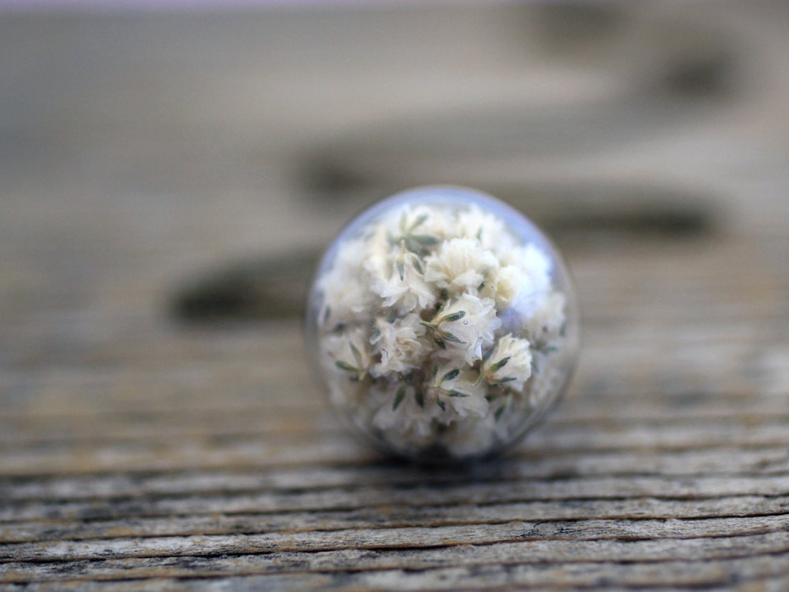 Gypsophila Gypsophila Necklace Real Flowers Necklace White Etsy