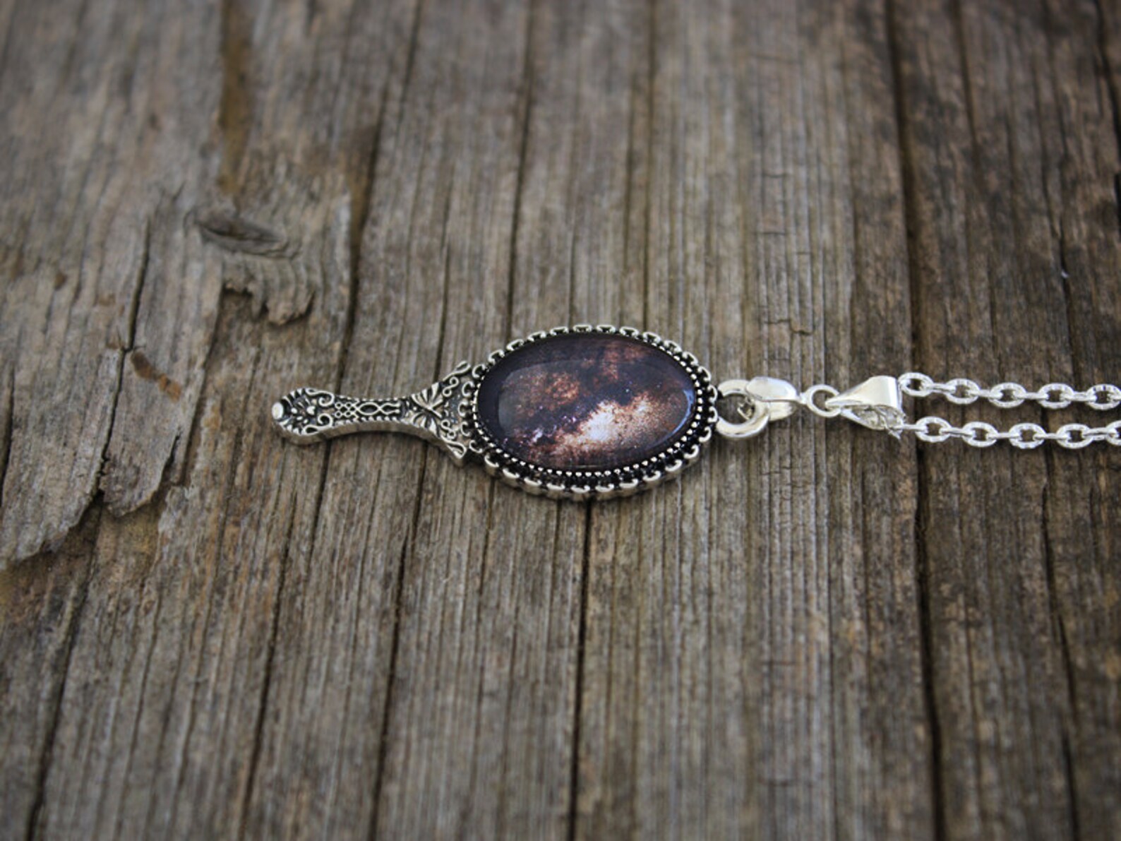 Milky Way Locket Necklace