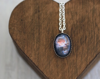 Orion, Orion Nebula, Orion Nebula Necklace, Orion Necklace, Orion Pendant, Nebula Necklace, Space, Space Jewelry, Galaxy, Solar System