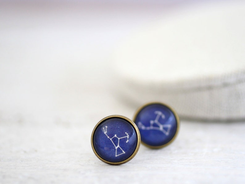Orion Earrings Orion Orion Constellation Orion Studs Etsy