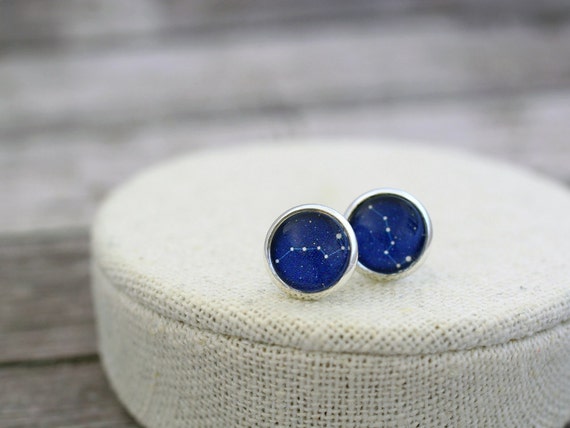 Big Dipper, Big Dipper Earrings, Big Dipper Studs, Ursa Major