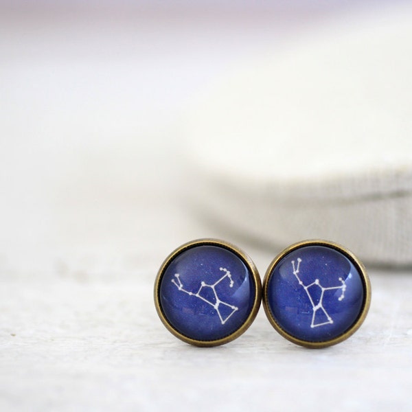 Orion Earrings, Orion, Orion Constellation, Orion Studs, Constellation Jewelry, Space Earrings, Galaxy Studs, Constellation Earrings, Stars