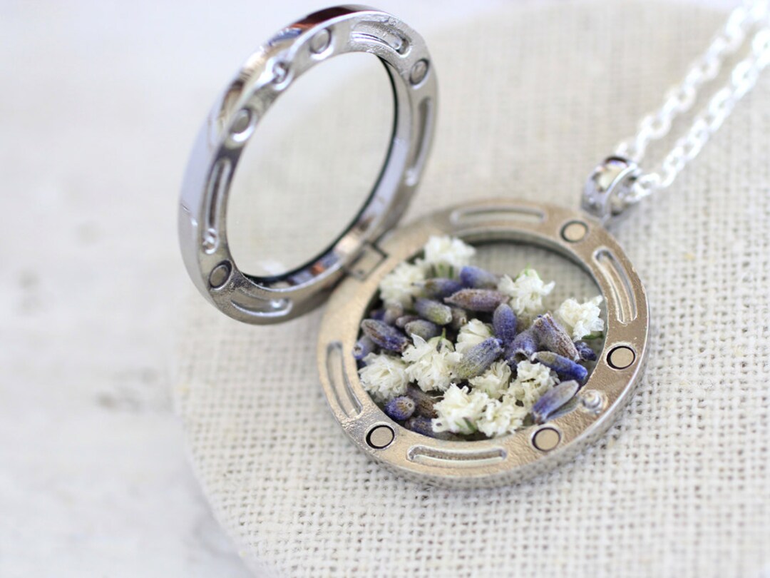 Gypsophila Necklace, Lavender Necklace, Real Lavender, Real Baby's