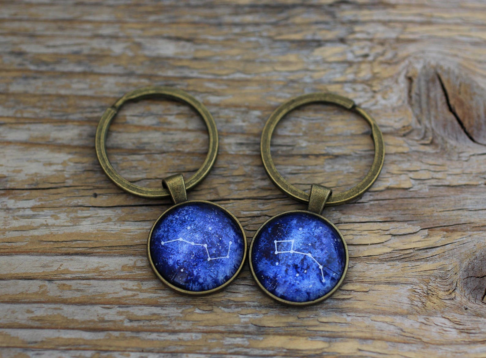 Big Dipper Keychain Little Dipper Keychain Ursa Major Etsy