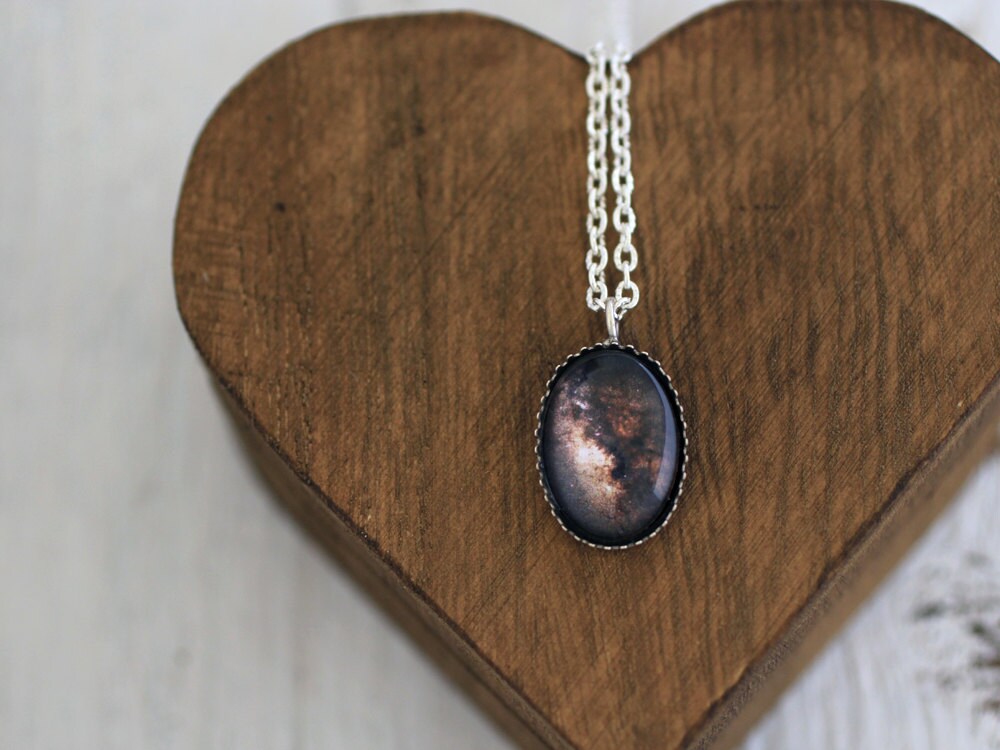Milky Way, Milky Way Necklace, Milky Way Pendant, Nebula, Nebula Necklace, Space, Space Nebula Necklace, Galaxy Necklace, Nebulae
