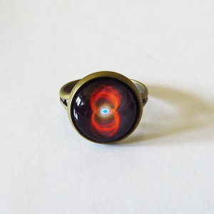 Hourglass Nebula, Hourglass Nebula Ring, Nebula Ring, Nebulae, Galaxy Ring, Constellation Ring, Space, Space Jewelry, Solar System Ring