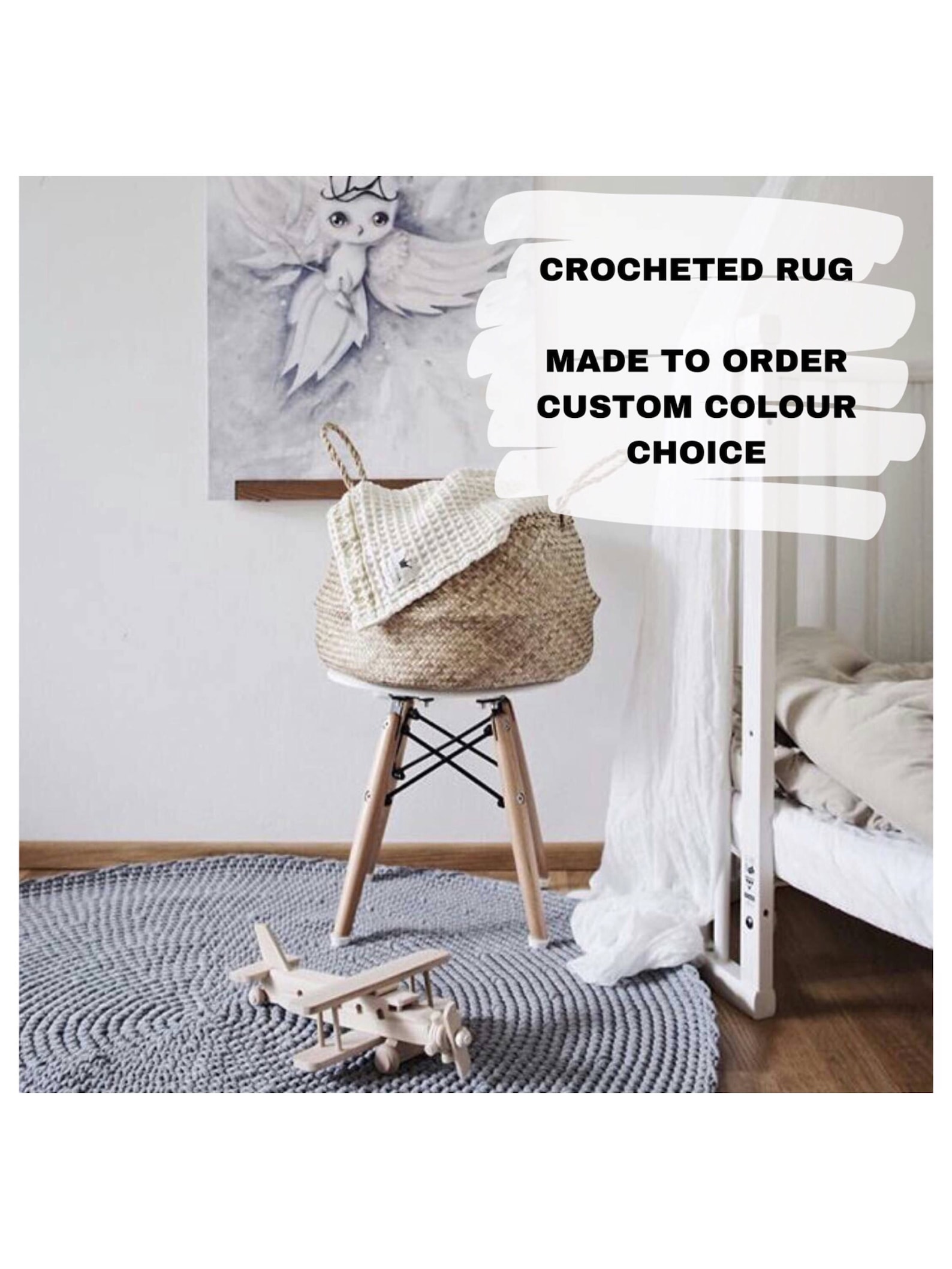 Round Nursery Rug Neutral Nursery Décor Neutral Rug Round Etsy