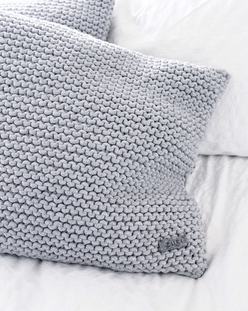 Chunky Knit Cushions Chunky Knit Throw Pillows Knitted Etsy