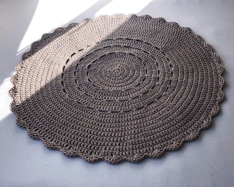 Round Nursery Rug Neutral Nursery Décor Neutral Rug Round Etsy