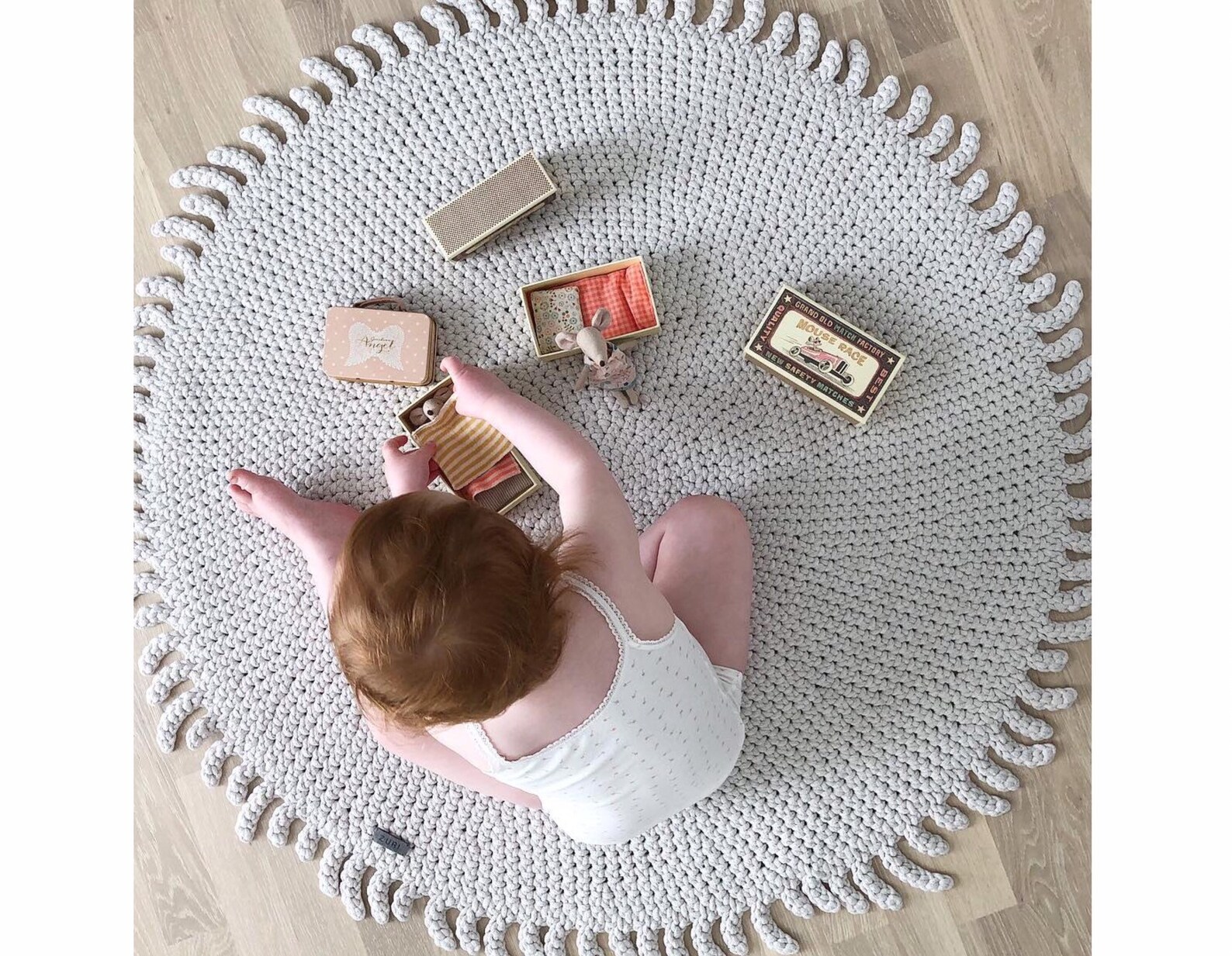 Round Nursery Rug Neutral Nursery Décor Neutral Rug Round Etsy