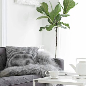 chunky knitted cushion pillow