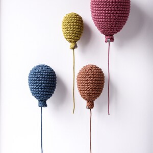 crochet balloons nursery decor