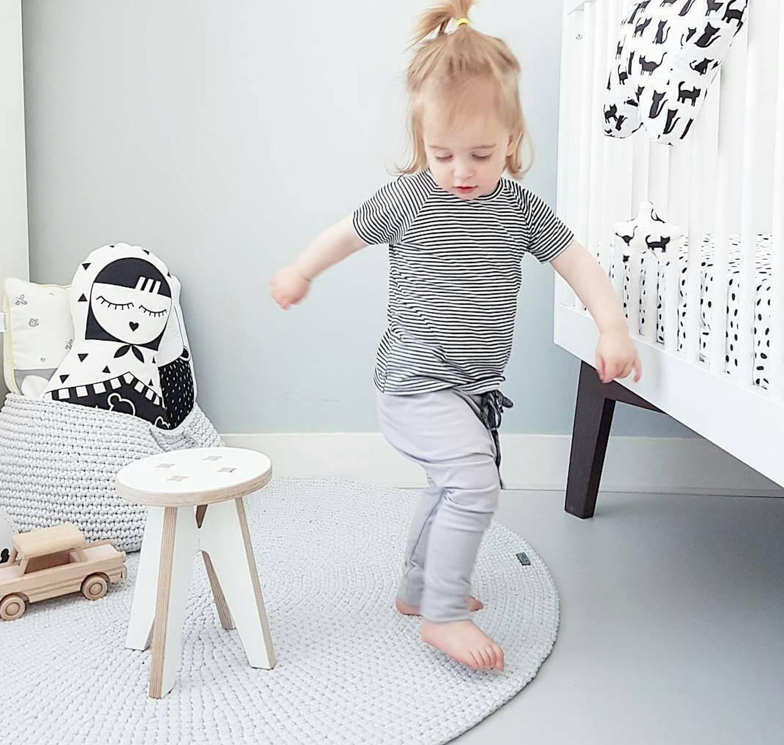 Round Nursery Rug Neutral Nursery Décor Neutral Rug Round Etsy UK