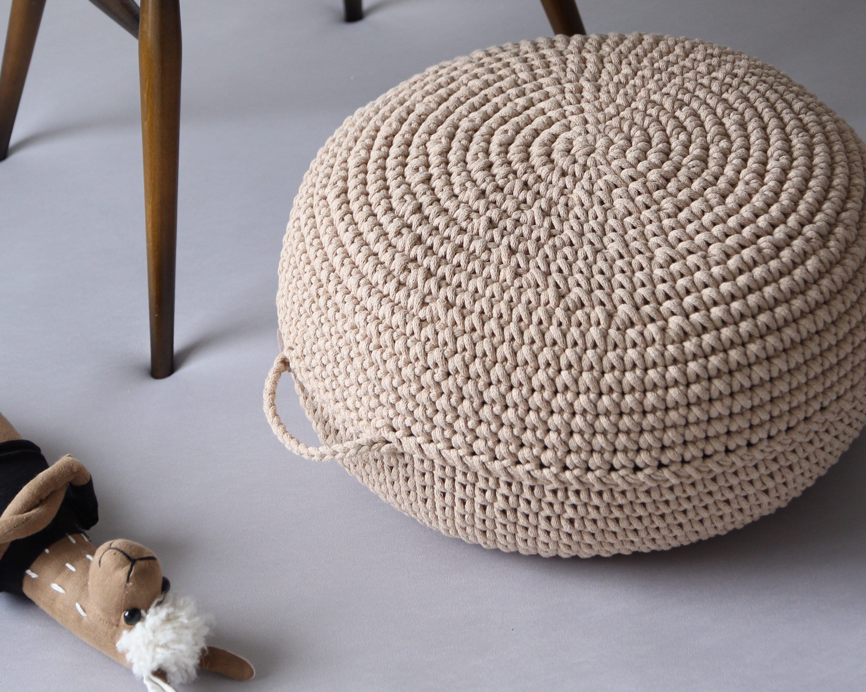 Round Pouf Etsy UK