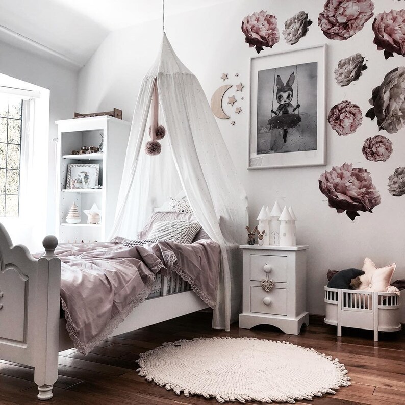 Handmade Round Nursery Rug Crochet Rug Kids Neutral Nursery Etsy