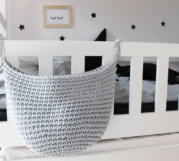 light grey cot