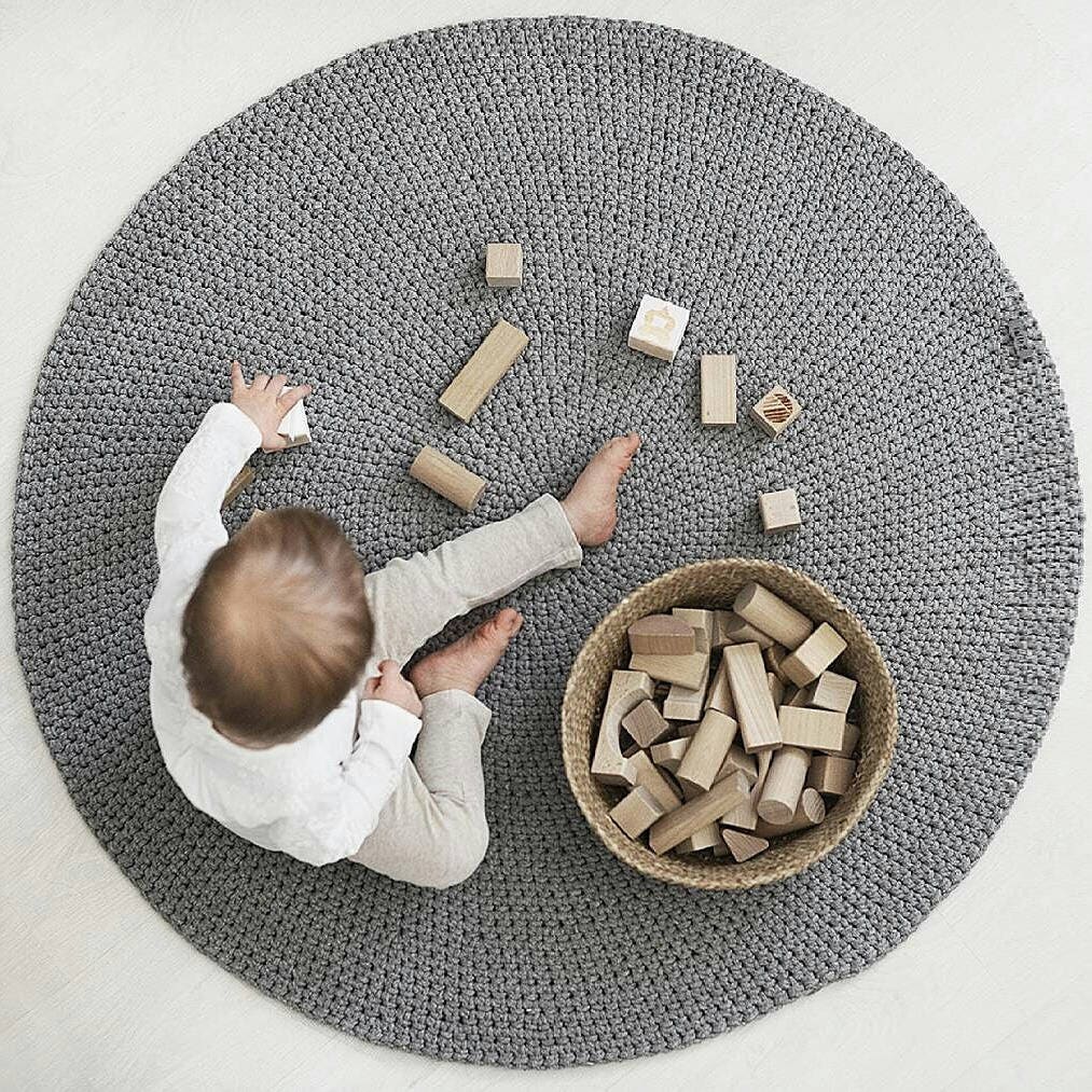 Round Nursery Rug Neutral Nursery Décor Neutral Rug Round Etsy UK