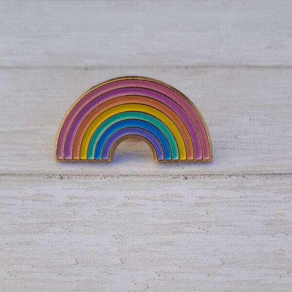 Rainbow Enamel Pin