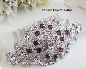 Crystal Hair Comb for Wedding Hair Accessories for Bride Hair Comb for Bridesmaids Gift for Mother of Bride Hair Piece Bridal Hair Jewelry
