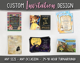 Custom Card Design - DIGITAL, Any size, Any Occasion, Thank You Cards, Baby Showers, Birthdays, Wedding Invitations, Save the Dates