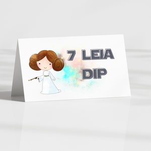 Star Wars Party Food Tent Cards | Printable Food Tent Labels | Star Wars Tent Cards | Jedi Birthday | Star Wars Birthday Party Food Labels