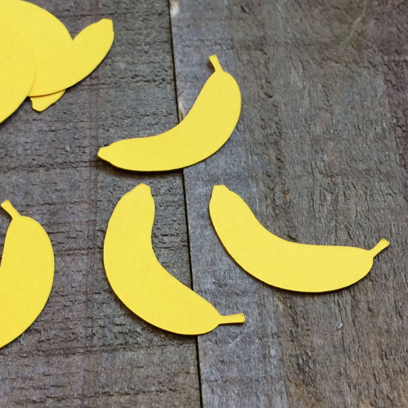 Banana On Table Yellow Banana Table Confetti - Fruit Theme Party Decor | Etsy Banana On Table Yellow Banana Table Confetti - Fruit Theme Party Decor | Etsy