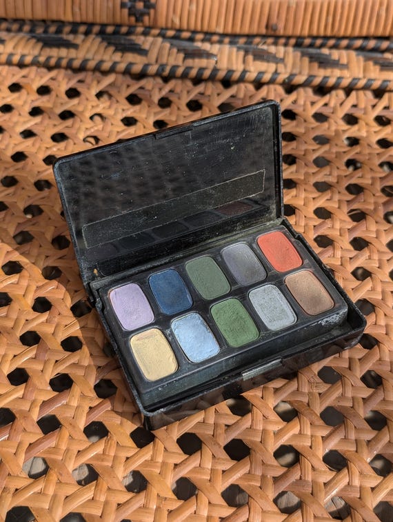 Original 1970's Biba Paintbox Make-up Set - Fair Condition - Only 65 Pounds