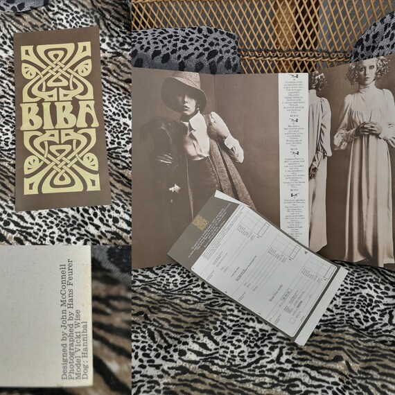 Original 1968 Biba Mail Order Catalogue With Original Order Forms - Good Condition - Only 75 pounds!