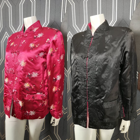 Original 1950's Chinese Brocade Silk Reversible Box Jacket - Great Condition - Only 65 Pounds!