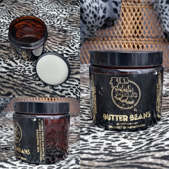 Original 1970s Biba Large Amber Glass Jar Of Butter Beans - Good Condition - Empty - Only 55 Pounds!